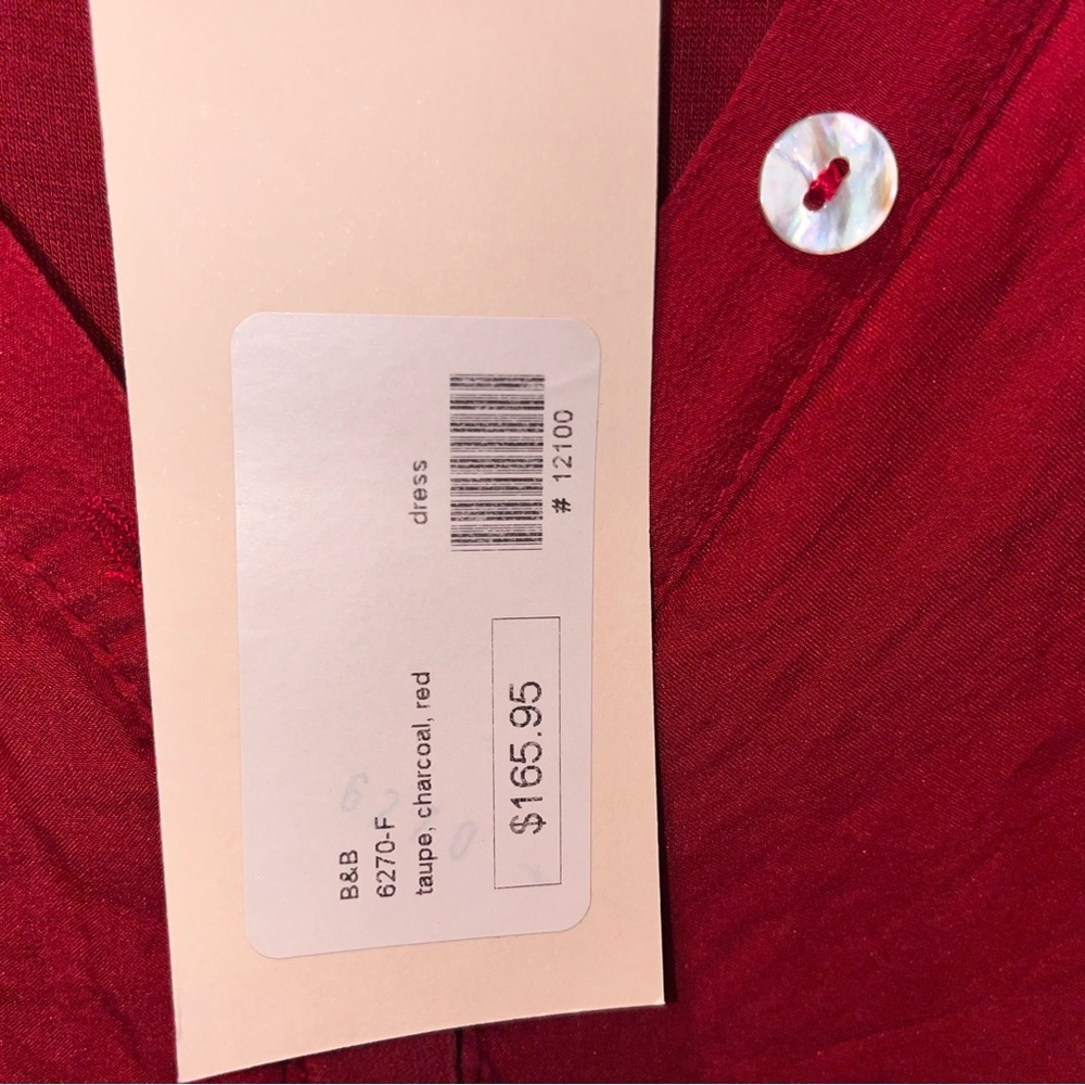 NWT Sofia Made in Italy B&B Red Dress - Picture 10 of 14